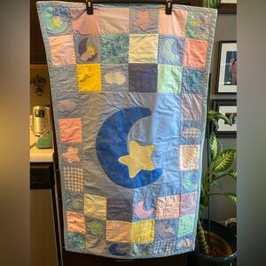 Handmade baby quilt.  NEW